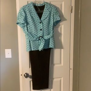 2 pc business suit.
